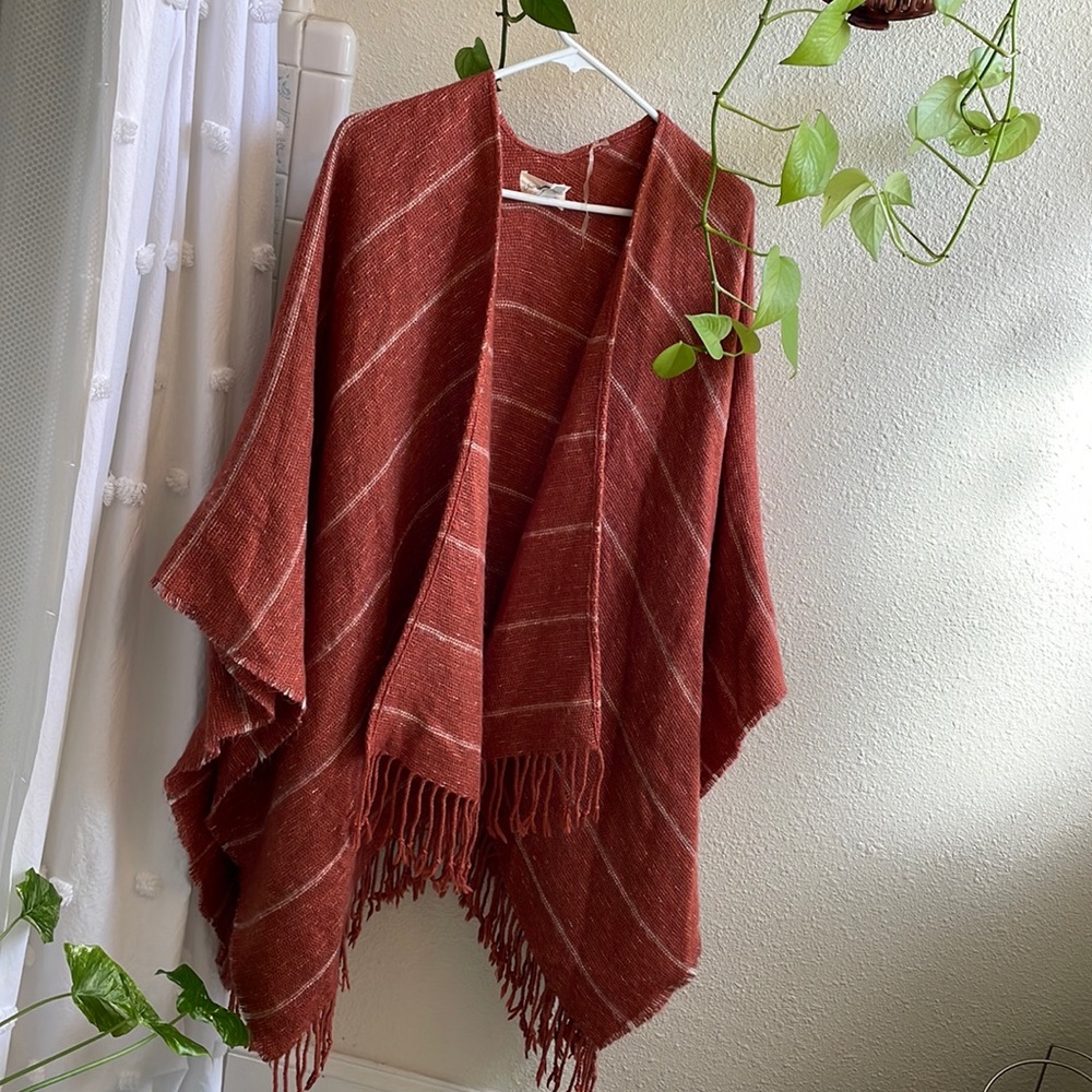 Universal threads poncho jacket